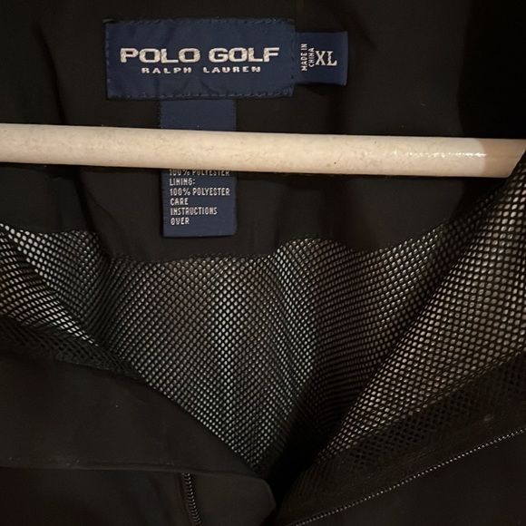 Polo golf black windbreaker. Men’s XL - Picture 4 of 7